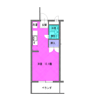 ハイツエクセルII番館間取り図