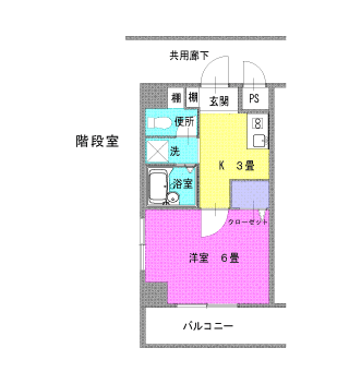 ハイツエクセルVII番館間取り図