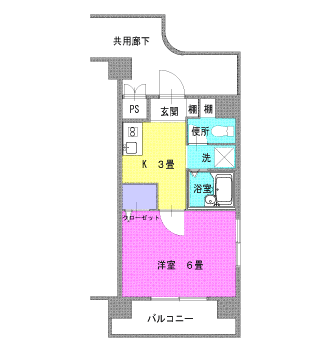 ハイツエクセルVII番館間取り図